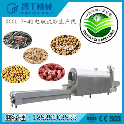 DCCL 7-40 原味瓜子流水線設備_瓜子生產線_流水線炒瓜子_大型炒貨設備